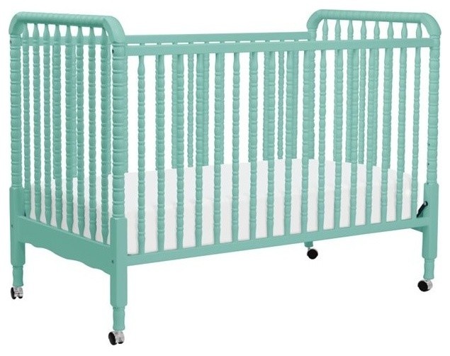 Davinci Jenny Lind Solid Wood 3 In 1 Convertible Crib In Lagoon