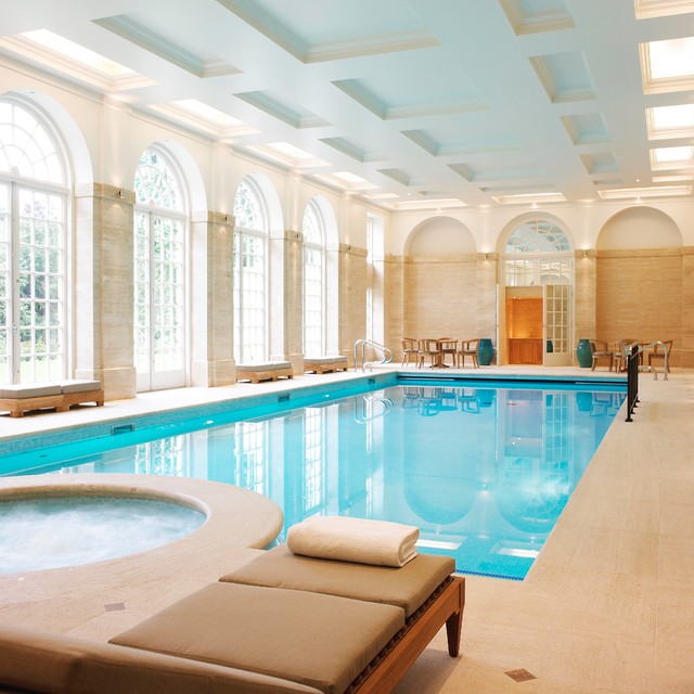 Private Swimming Pool and Spa, Yorkshire klassisk-pool