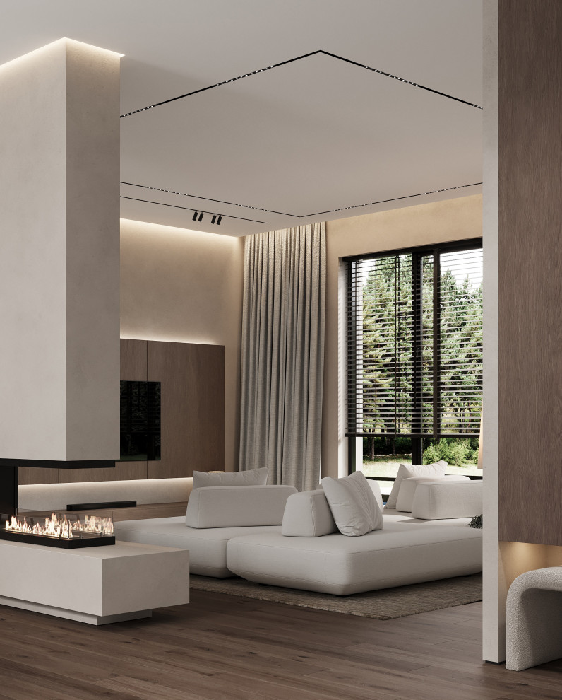 Проект интерьера для загородного дома в Липецке