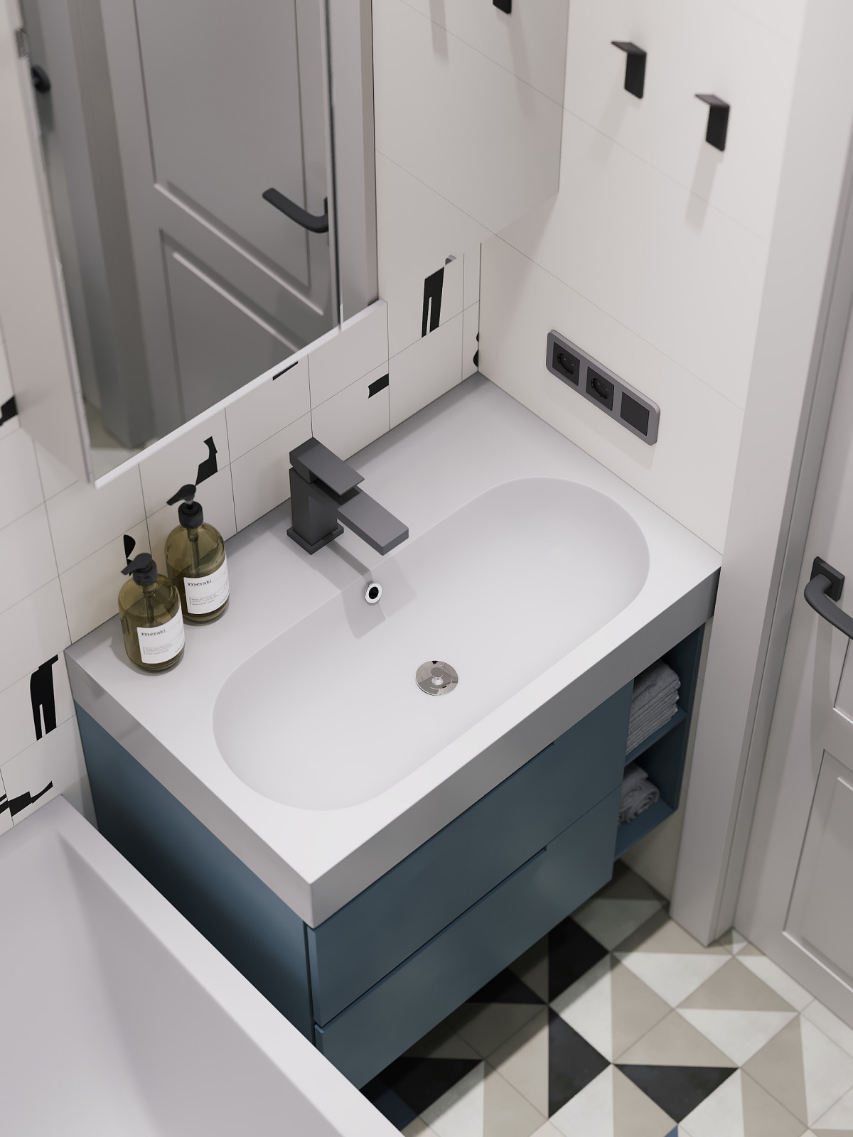 Дизайн-проект квартиры в Москве, 120 кв.м