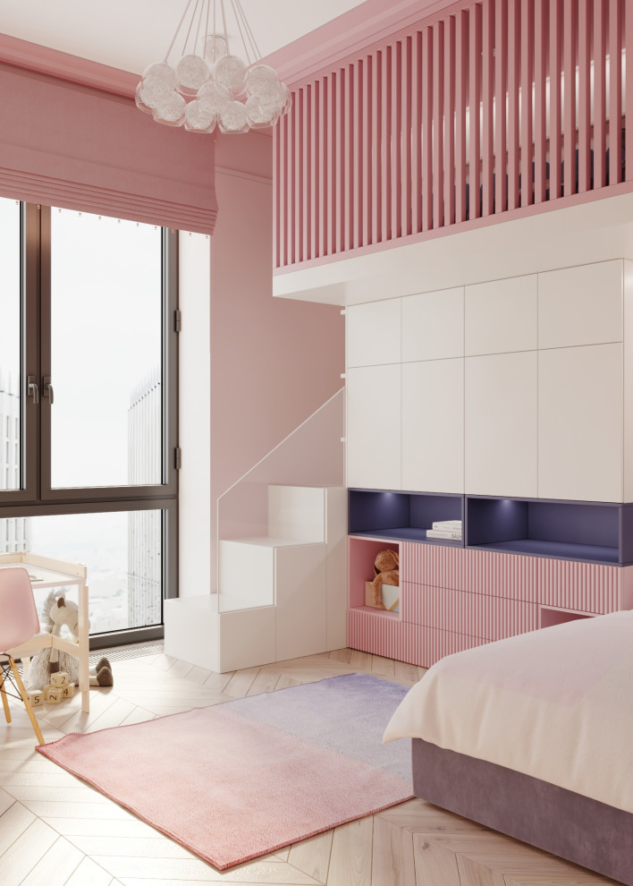 Чернично-розовая детская