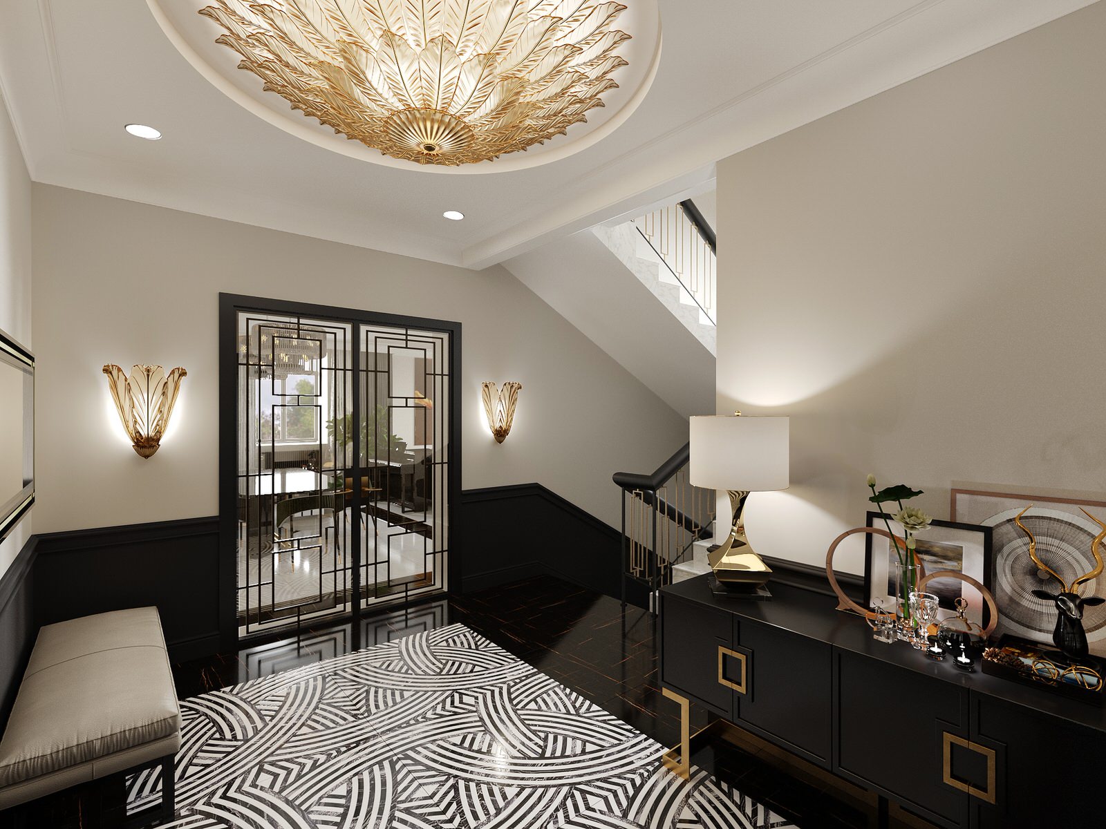 Дом в стиле ар-деко