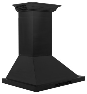 range hood off center vent