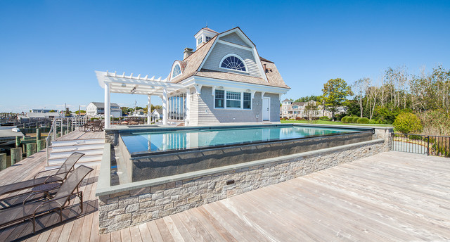 Shoreline Poolhouse maritimt-hus-og-facade