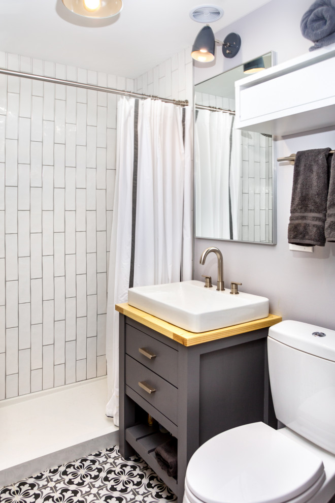 Ski in / Ski out Row House - Rustic - Bathroom - Burlington - by MB ...