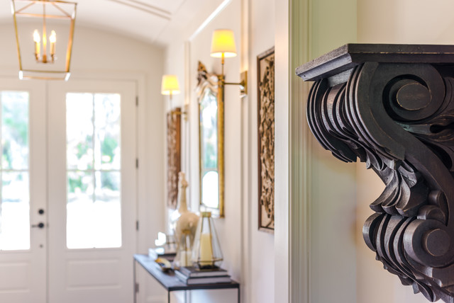 The Hampton Model Home Entry transitional-entry