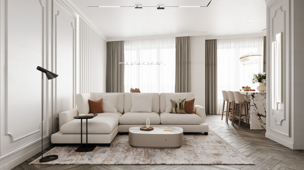 Дизайн интерьера квартиры в жилом комплексе "Сердце Столицы"