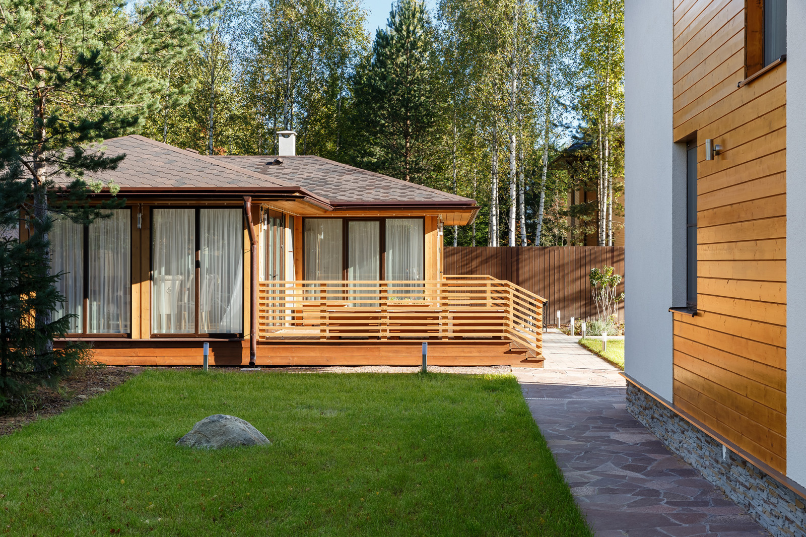 Летняя кухня с барбекю