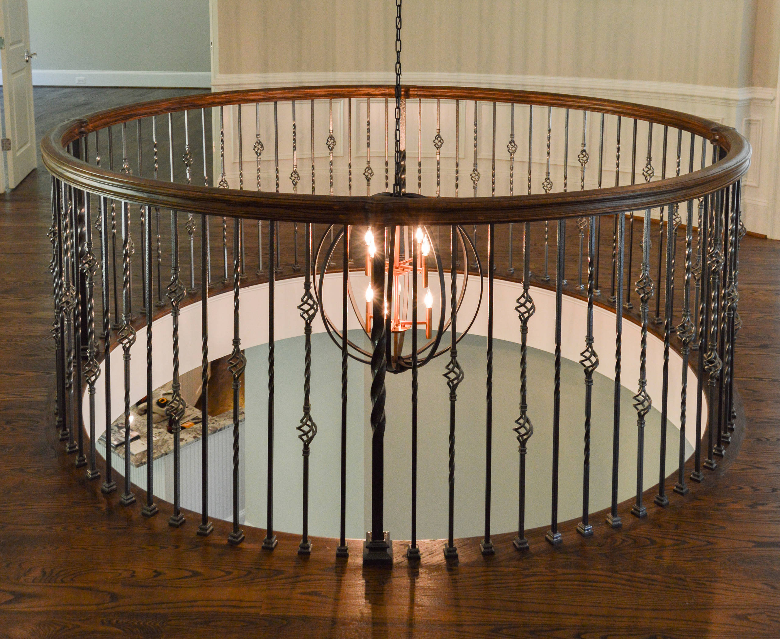 38_European Style Circular Balcony and Multi-level Staircase, Middleburg, VA 201