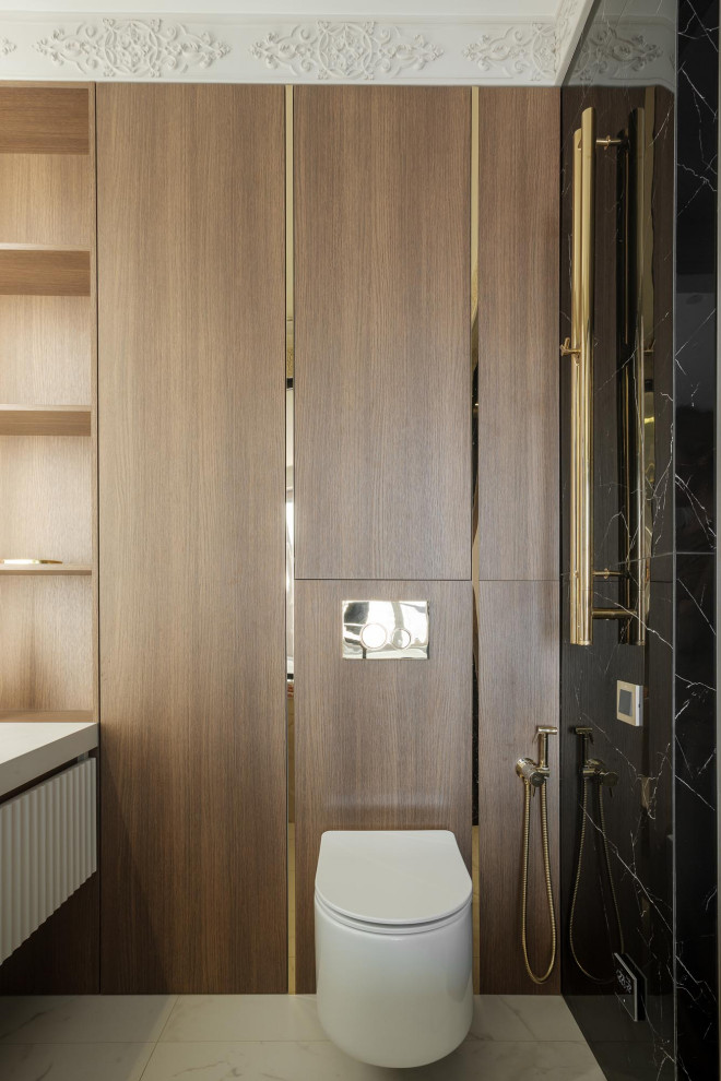 Дизайн проект квартиры 95 м2  ЖК "  Richmond Residence ".Мастер спальная