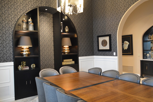 Custom Dining room niche american-traditional-dining-room