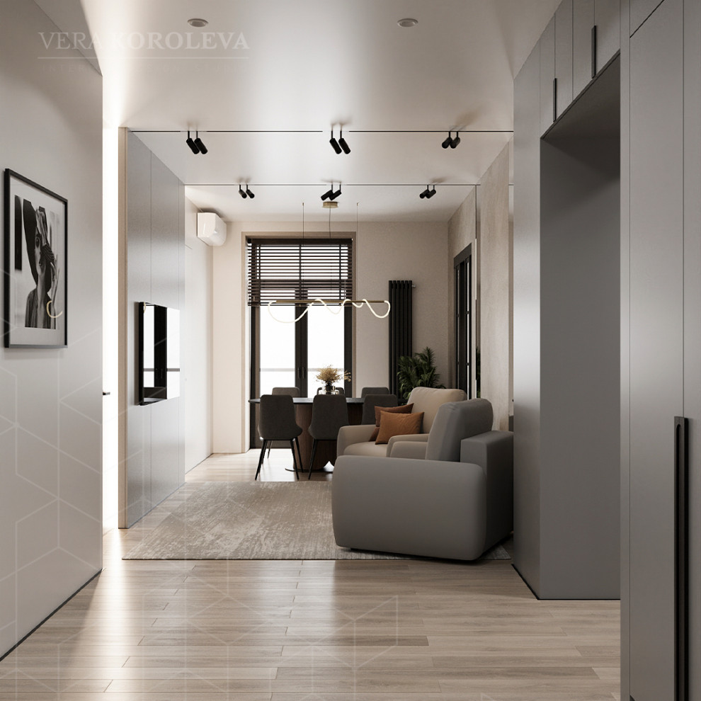 Дизайн-проект квартиры площадью 130 кв. м в Москве