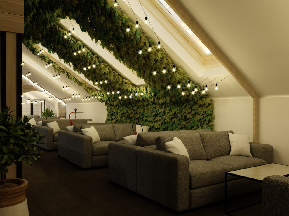 Дизайн интерьера Кальянной  Hype