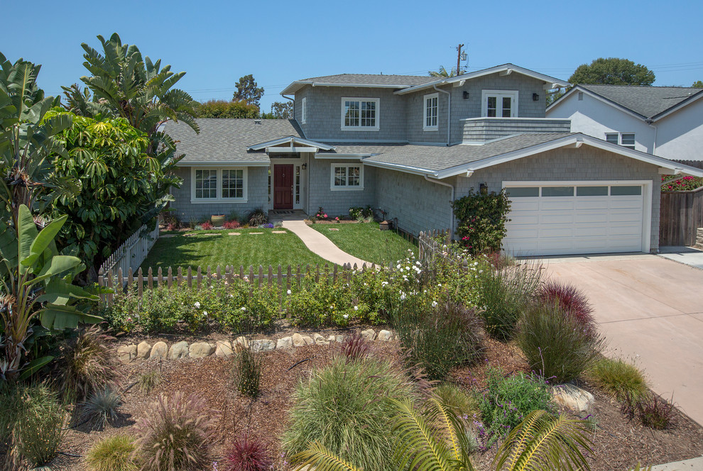 This is an example of a beach style exterior in Santa Barbara.
