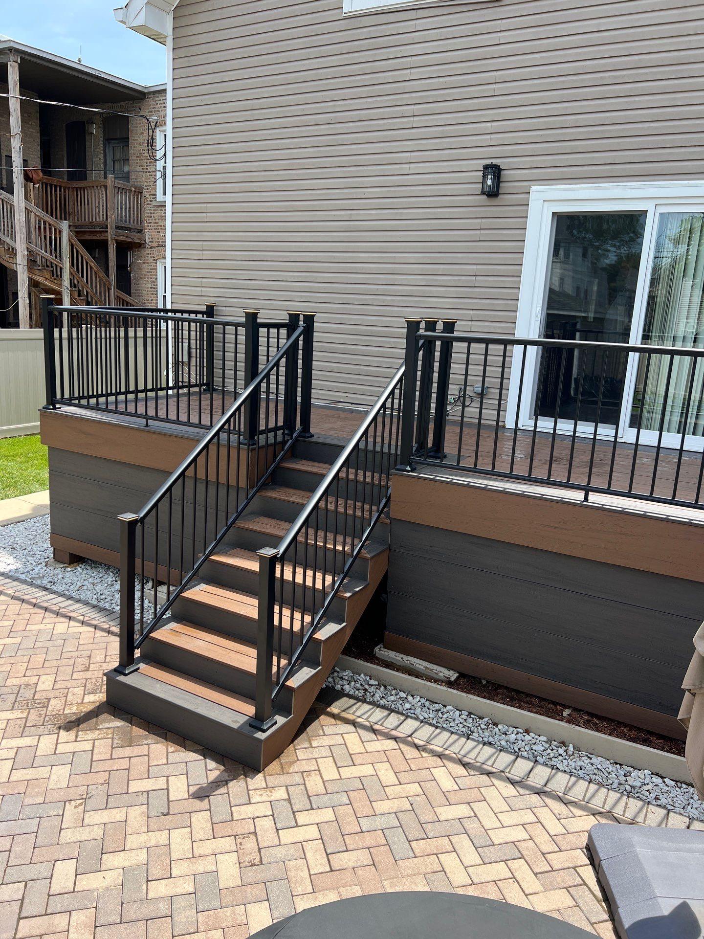 Rear deck Oak Park