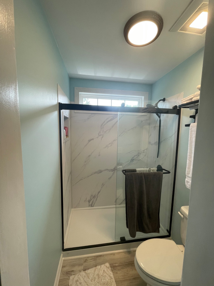 Tub to shower.