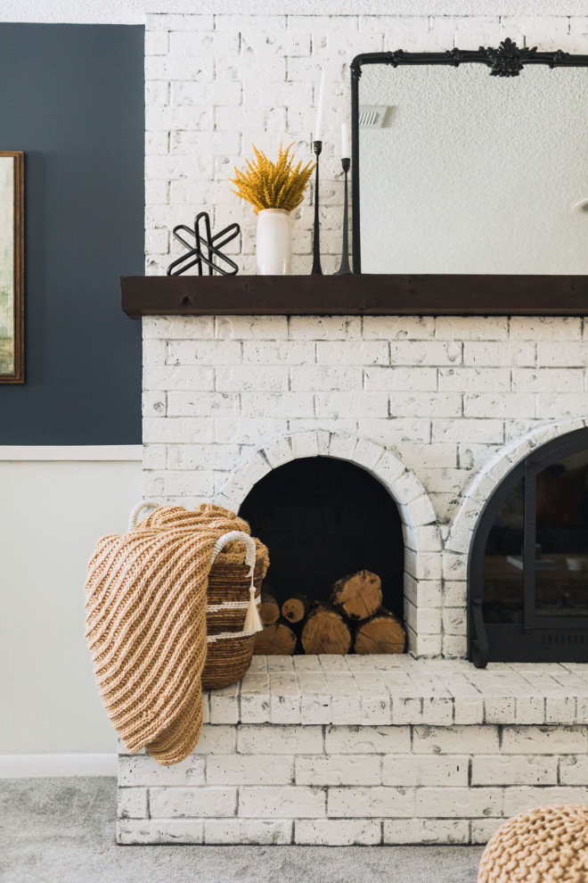 Basement - rustic basement idea in Minneapolis