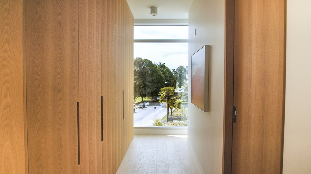 Example of a trendy hallway design in Vancouver