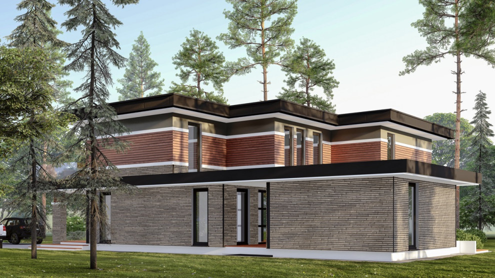 Дом в стиле Райт