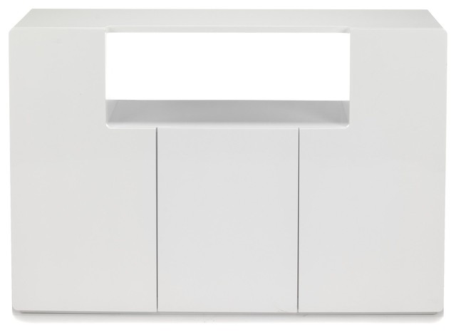 Jade Console Console de salon blanche avec rangements