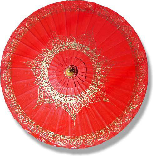 Traditional Thai Umbrella Asian Outdoor Umbrellas by Oriental Decor