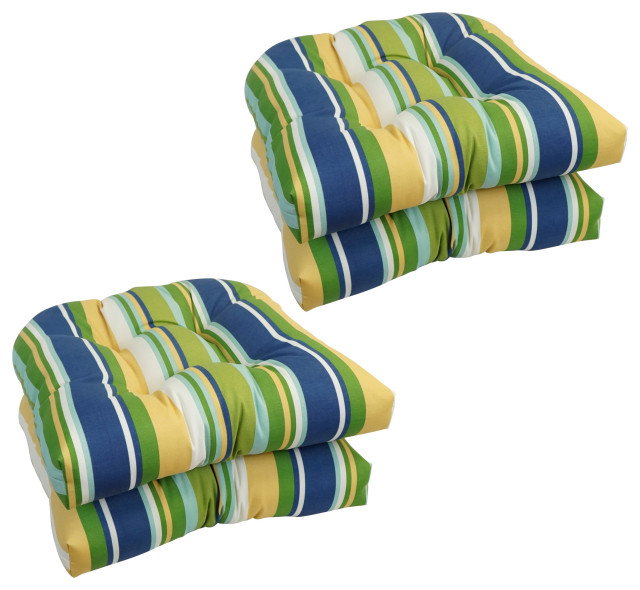 19" UShaped Dining Chair Cushions, Set of 4, Mccoury Pool