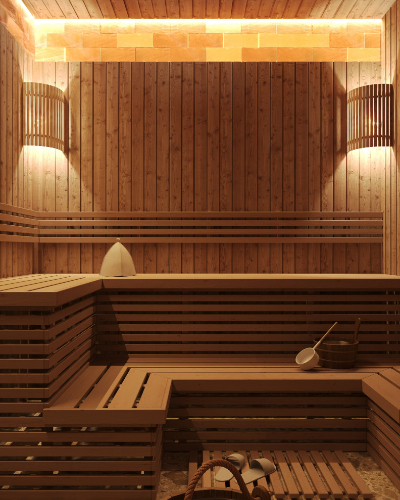 Проект Дома отдыха с сауной, расположенного под Санкт-Петербургом