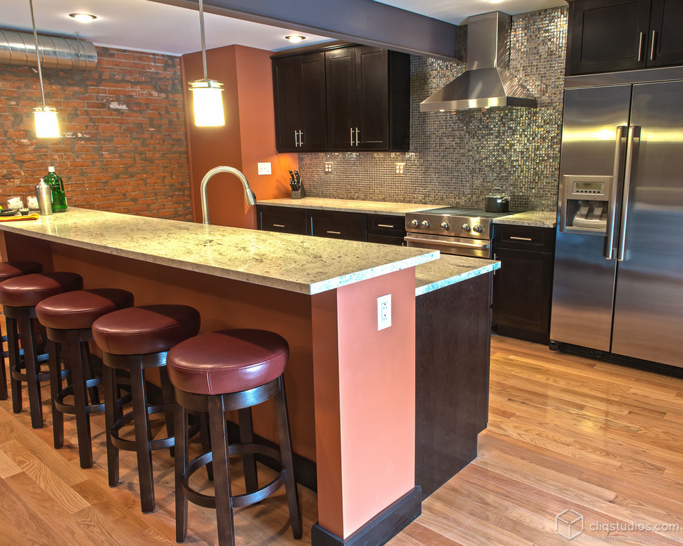 Contemporary City Loft - Contemporary - Kitchen - New York ...