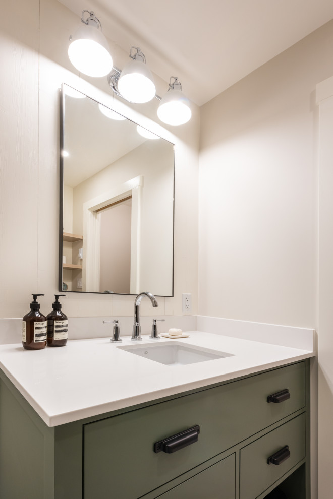 Inspiration for a transitional home design remodel in Vancouver