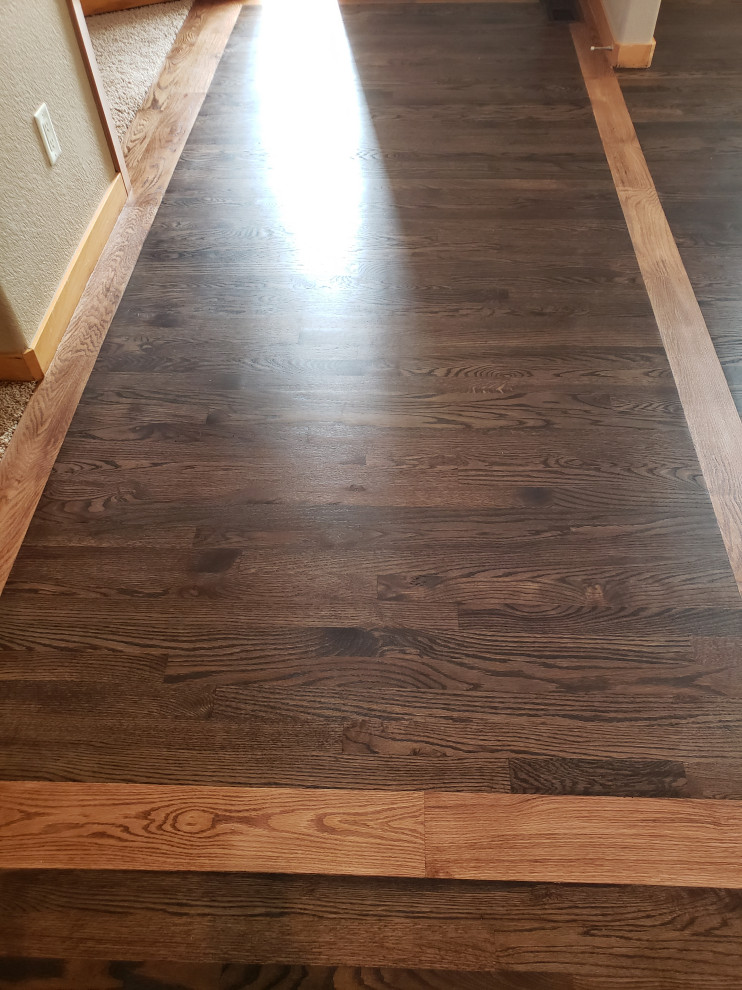 Hardwood Elegance with Custom Inlays & Entry Border