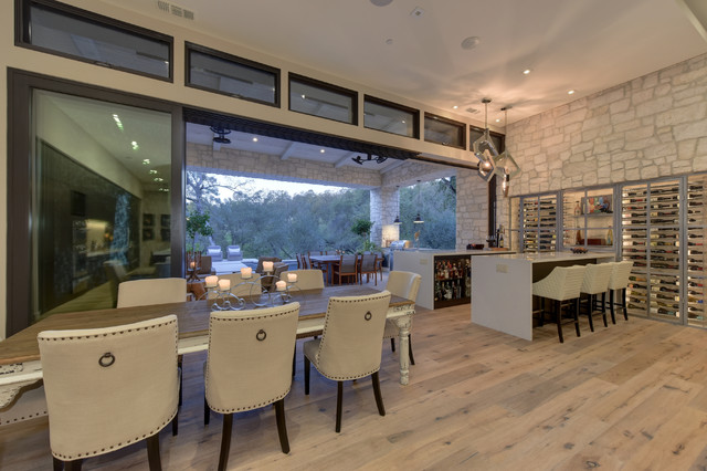 Multi-Slide Door (stacking) | Multi-Slide Pocketing Window contemporary-home-bar