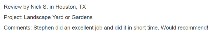 Customer Testimonials