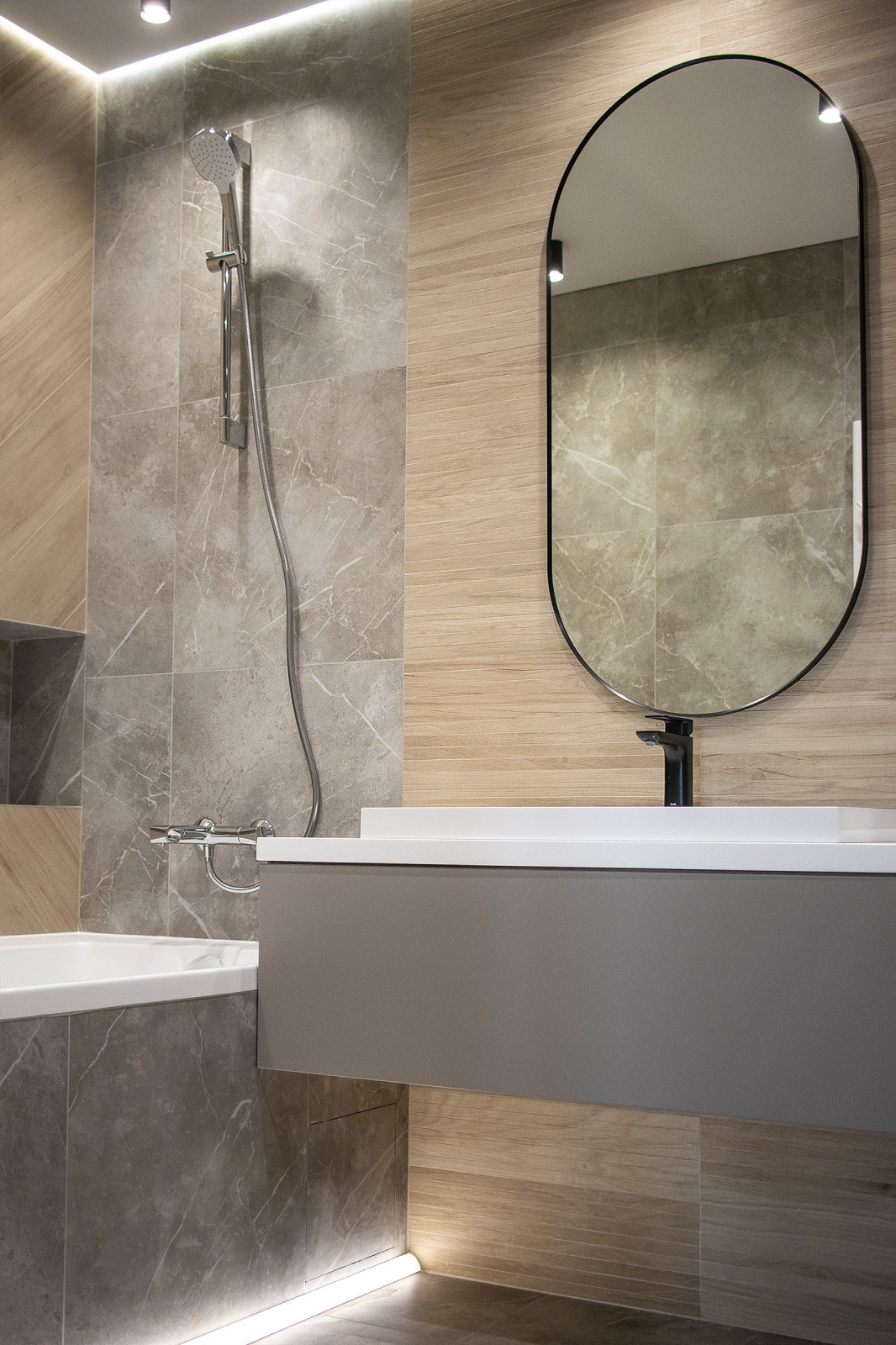 Ванная комната в ЖК Правобережный