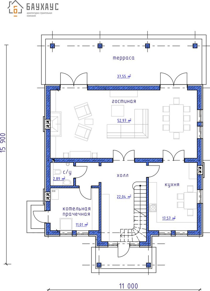 Проект дома № 1