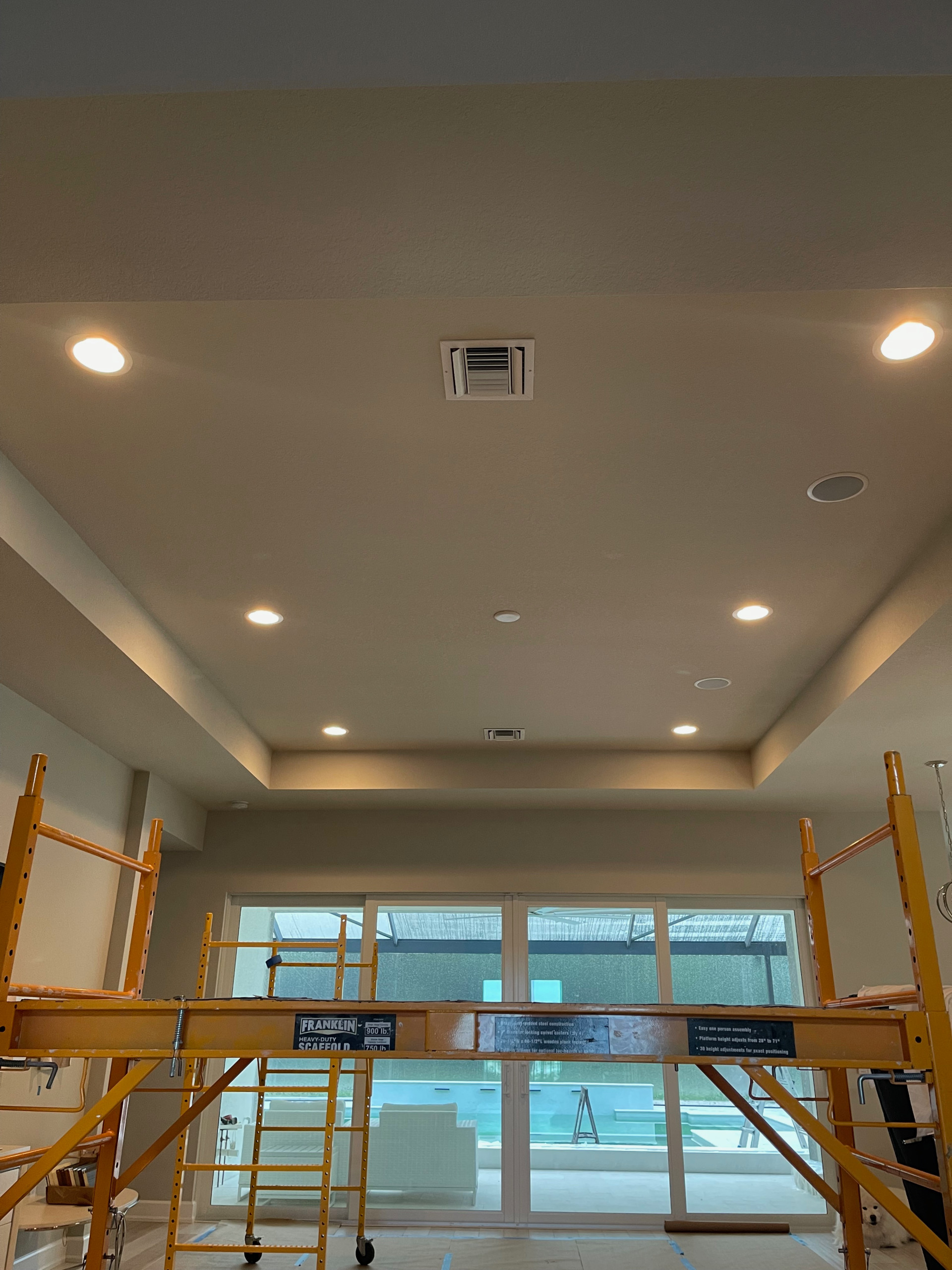 Ceiling beams and planks