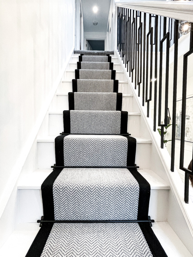Black & White Luxury Hallway Entrance
