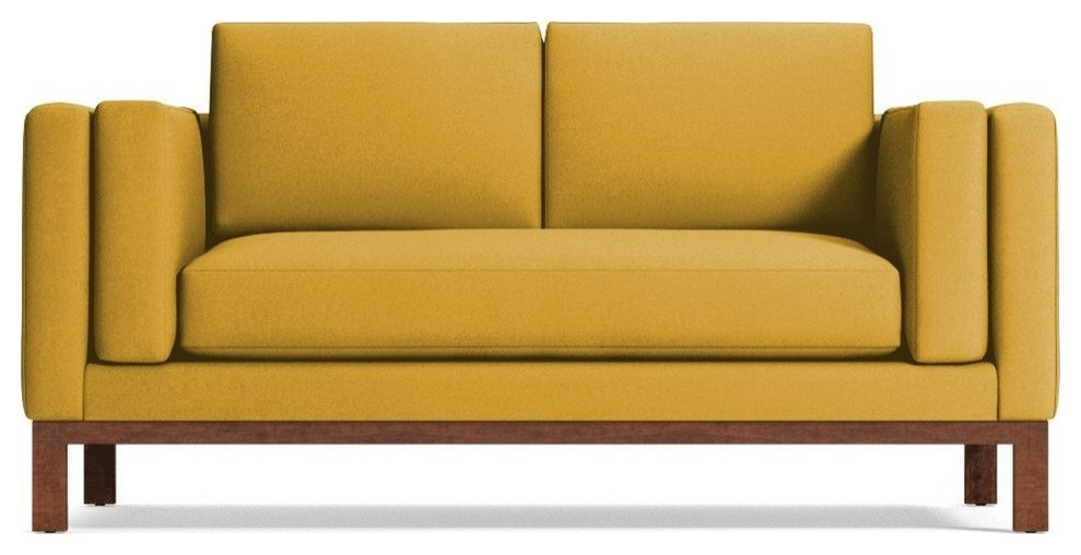 Apt2B Walton Apartment Size Sofa, Mustard