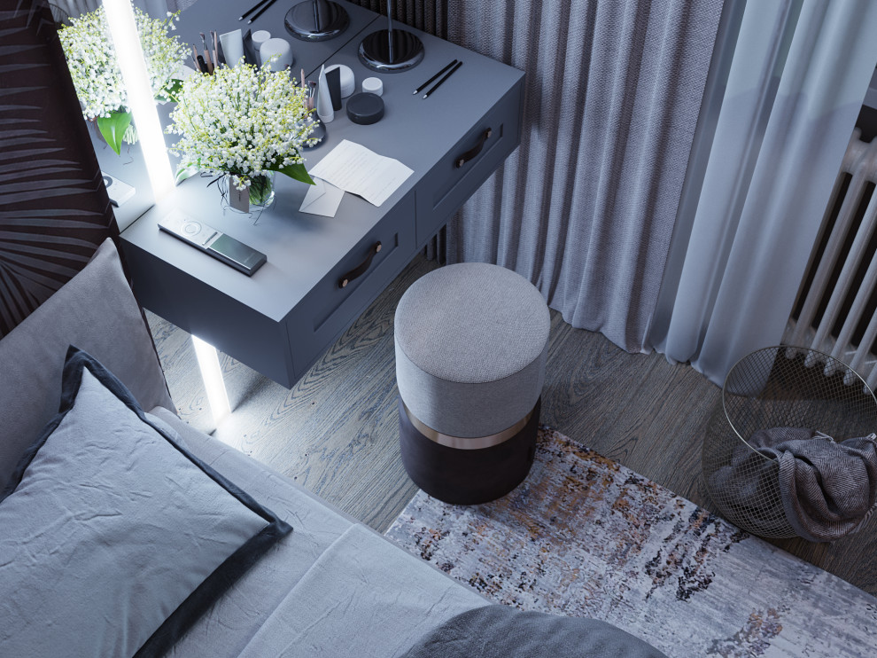 СОВРЕМЕННАЯ СПАЛЬНЯ В ГОРОДСКОЙ КВАРТИРЕ