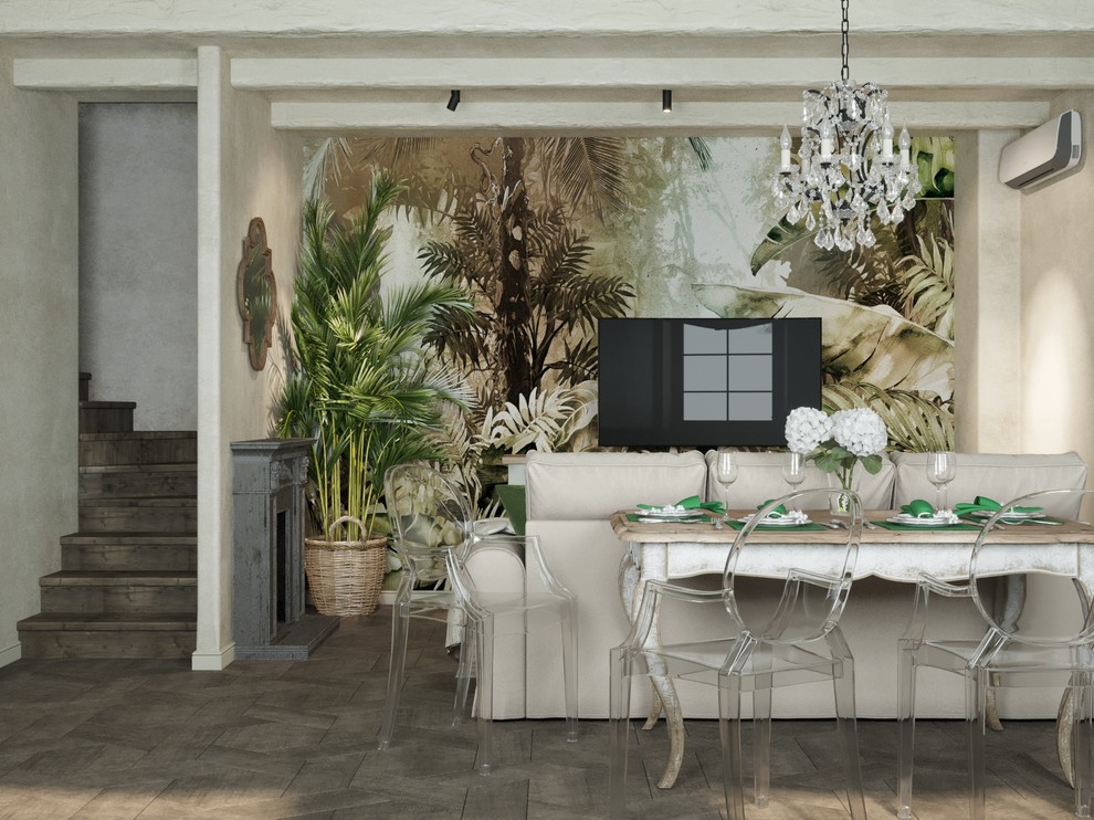 Визуализация  гостинной таунхауз жк "Орловъ"