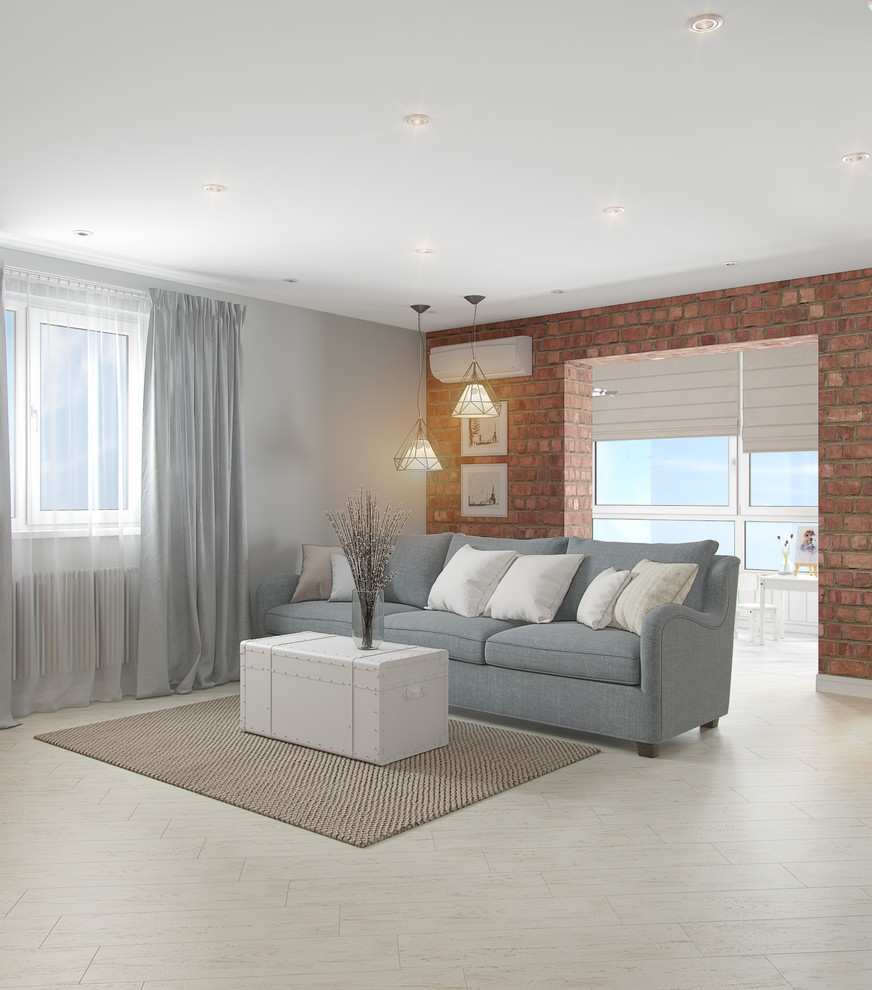 Квартира декоратора.Гостиная