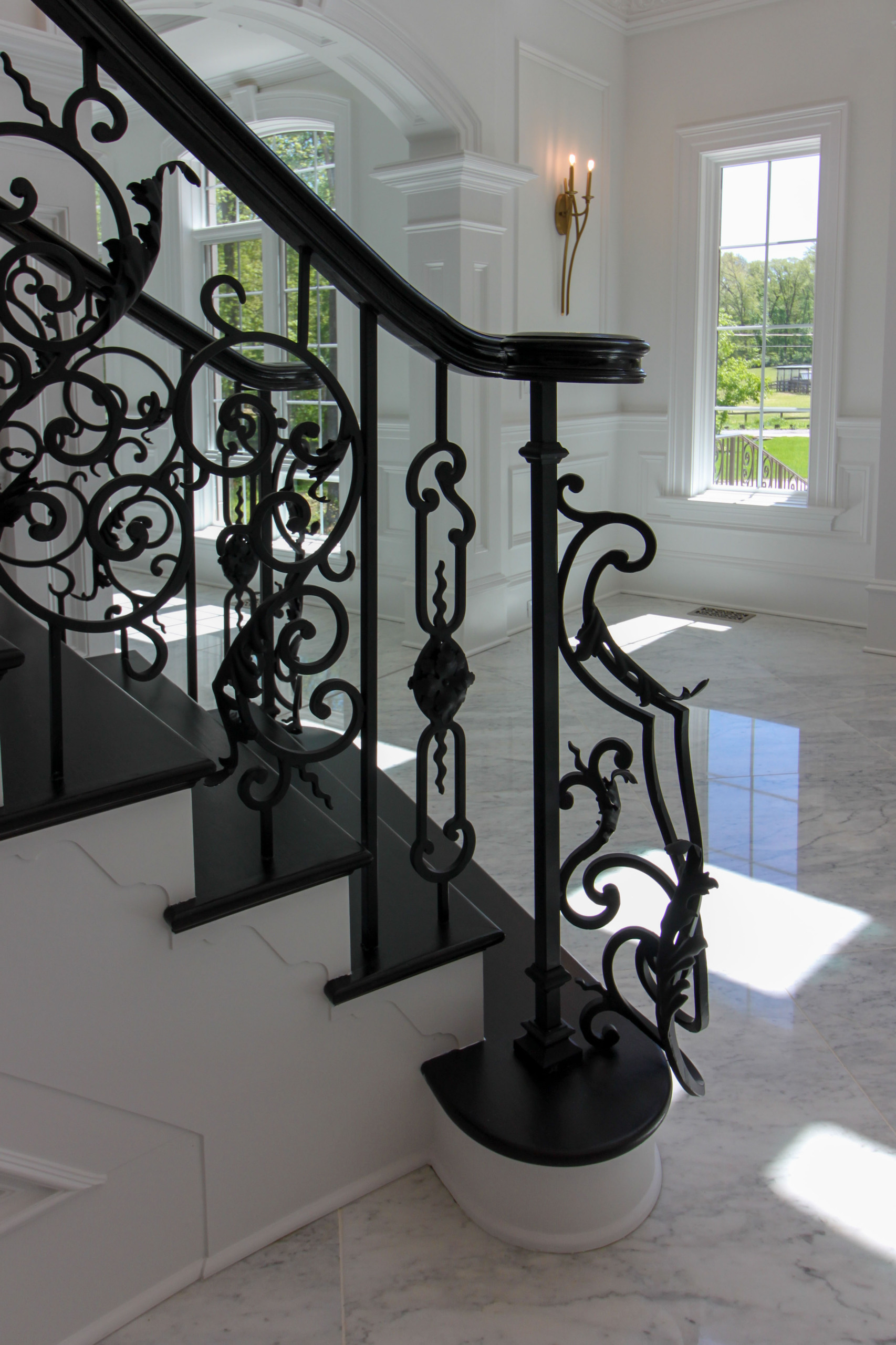 92_Grand Double Staircase in Exquisite Custom Home, Great Falls VA 22066