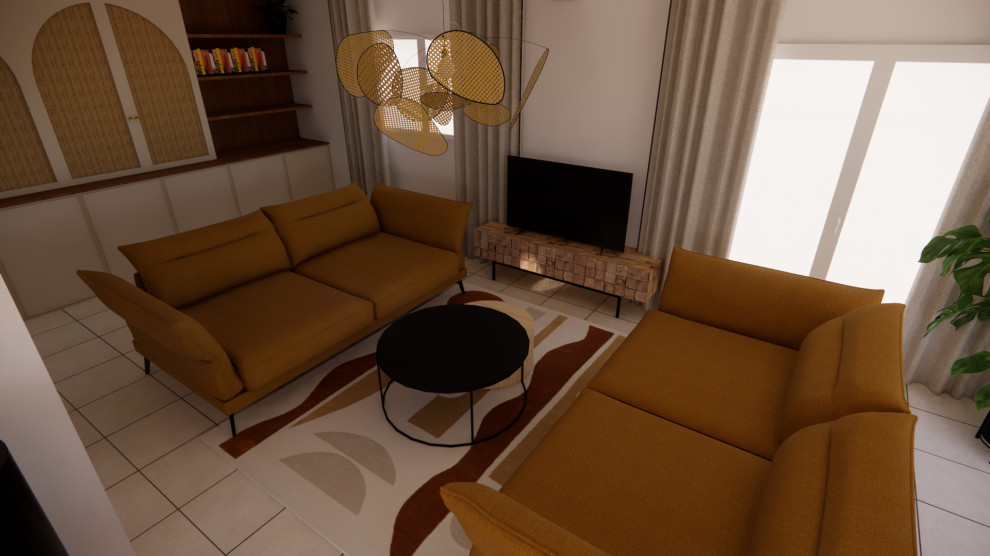 Aménagement séjour - modèle 3D - Kembs