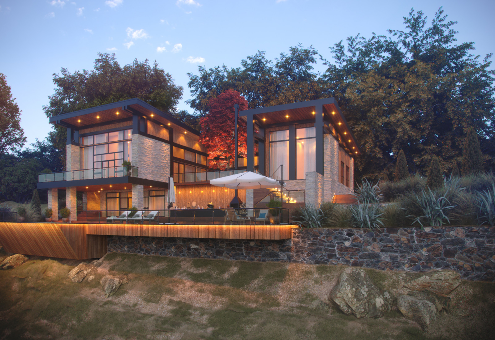 Проект частный резиденции Square