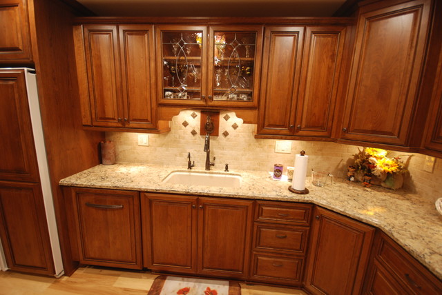 Butterscotch With Chocolate Glaze Bradshaw Traditional Kitchen