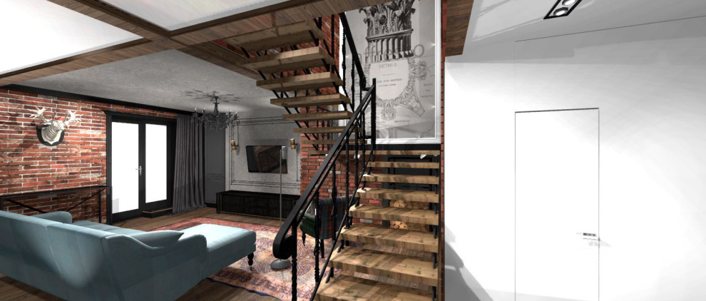 Дом в смешанном стиле