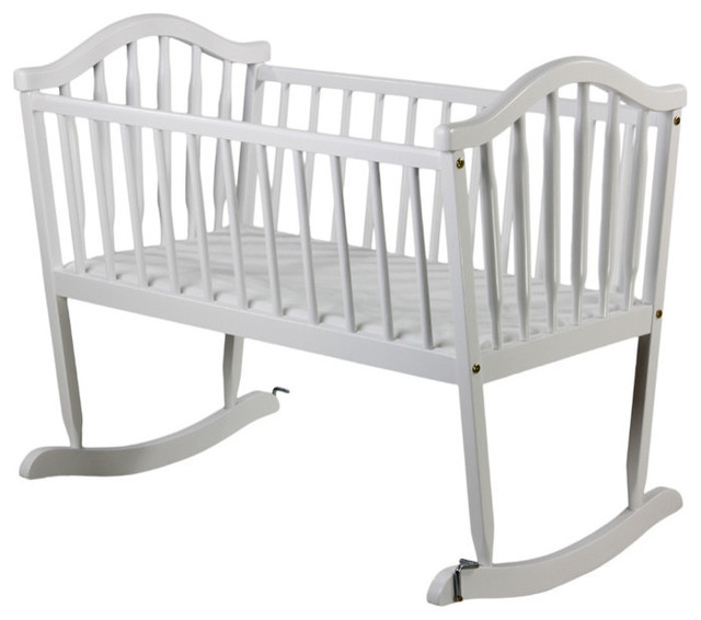 Dream On Me, Rocking Cradle, White