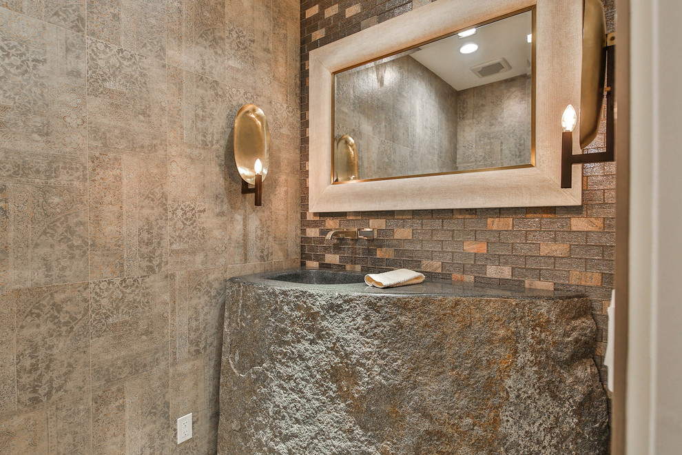 Indian Ridge Remodel - Rustic - Powder Room - Other - by Angela Wells ...