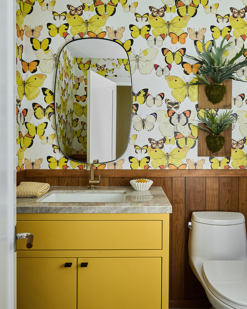1970's Ranch House - Midcentury - Powder Room - San Diego - by Savvy ...