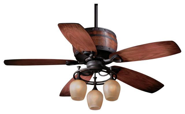 Vaxcel Cabernet 52 Ceiling Fan Oil Burnished Bronze