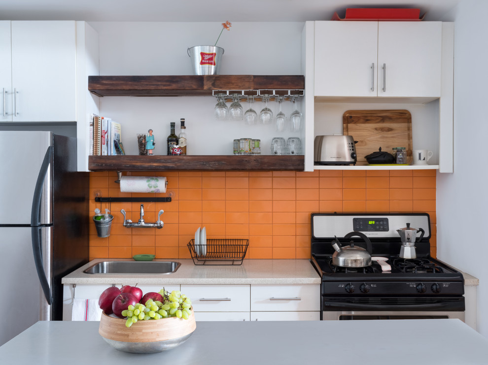 Design ideas for a scandi kitchen in New York.